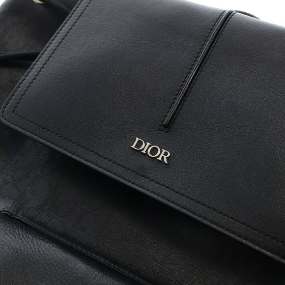DIOR MOTION Oblique Backpack Rucksack Backpack Black - Picture 6 of 6